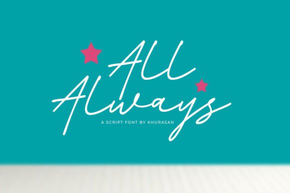 All Always: A Clean Script Font for Editorial and Publication Design