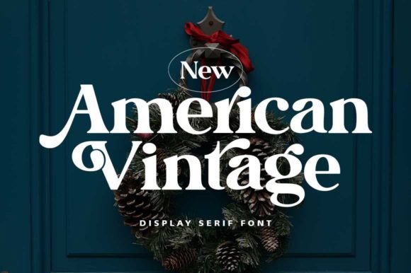 American Vintage: A Serif Font for Editorial Design
