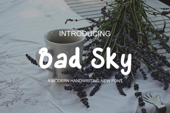 Bad Sky Font for Youthful Campaign Graphics