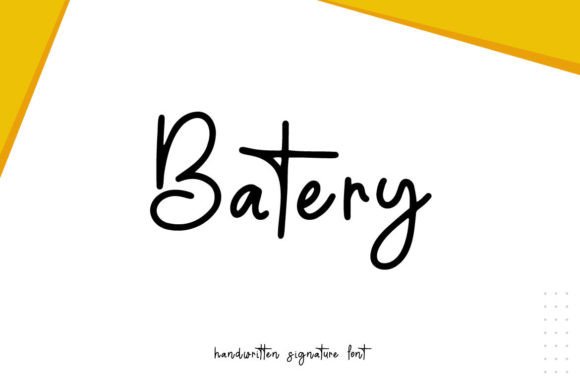Batery Script Font for Thoughtful Editorial Design