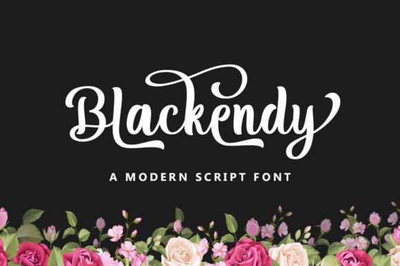 Blackendy Script Handwritten Font Review for Brand Designers