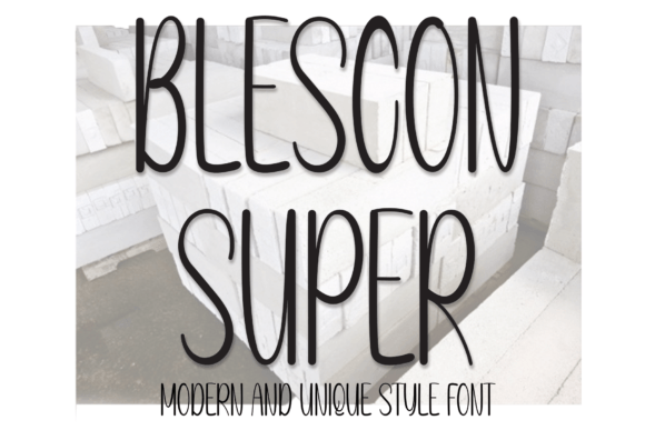 Blescon Super: A Handwritten Font for Campaigns That Need Warmth