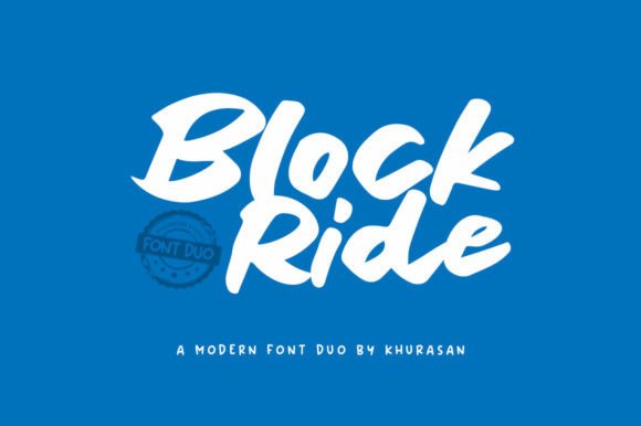 Block Ride Duo for Thoughtful Editorial Design and Brand Storytelling