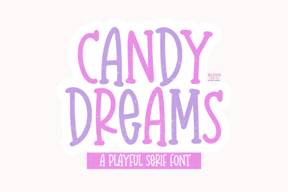 Candy Dreams: A Playful Script Font for Editorial Design and Publishing