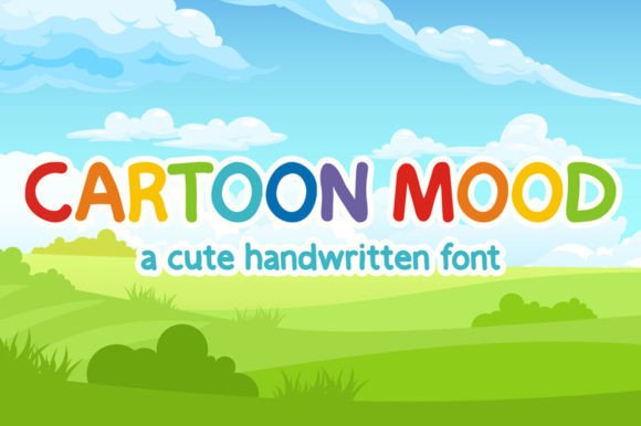 Cartoon Mood: A Dynamic Handwritten Font for Modern Marketing