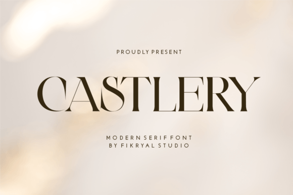 Castlery: A Refined Serif Font for Editorial Design and Content Publishing