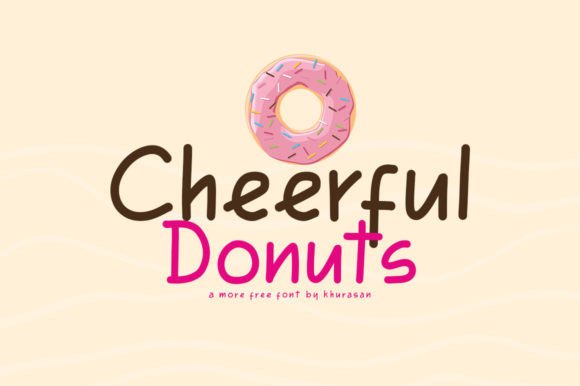 Cheerful Donuts Font for Campaign Design and Brand Visuals