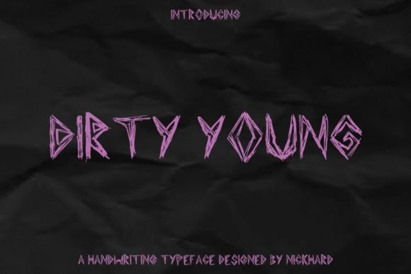 Dirty Young: A Unique Sans-Serif Font for Editorial Design