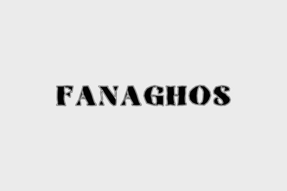 Fanaghos Serif Font for Handmade Labels and Shop Branding