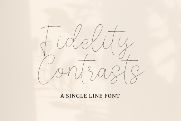 Fidelity Contrasts: A Graceful Script Handwritten Font for Digital Design