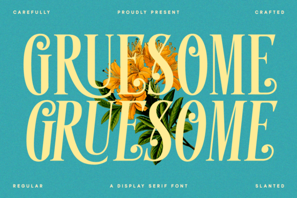Gruesome Serif: A Vintage Typeface for Logos and Formal Branding