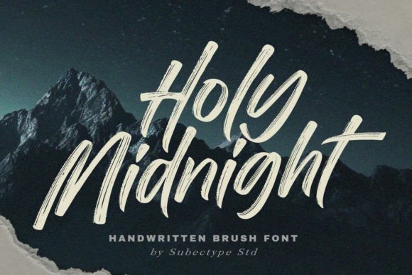 Holy Midnight Free Download | Handwritten Brush Font Review