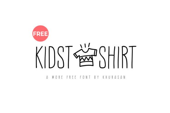 Kidstshirt: A Modern Handwritten Font for Small Business Branding