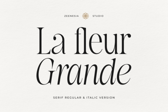 La Fleur Grande Serif Font Review: Elegance and Versatility for Brands