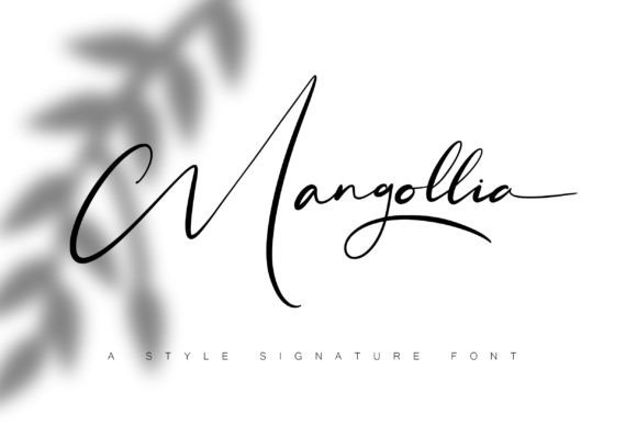 Mangollia Script Font for Elegant Small Business Branding