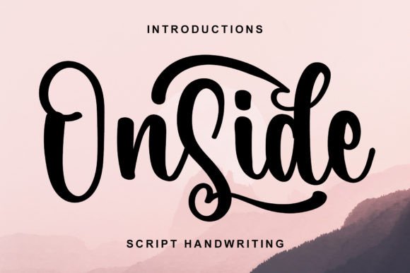 Onside Script Font for Elegant Campaign Visuals