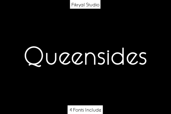 Queensides: An Elegant Sans Serif Font for Digital Design