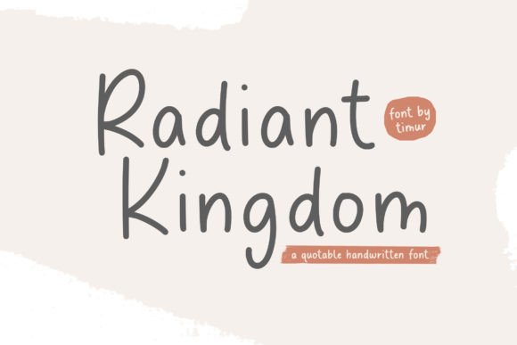Radiant Kingdom Script Font for Digital Branding and Web Design