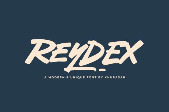 Reydex Bold Script Font for Branding and Print Design