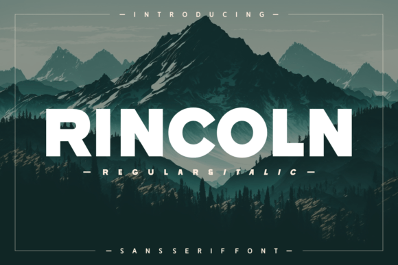 Rincoln: A Bold Sans Serif Font for Modern Web Projects