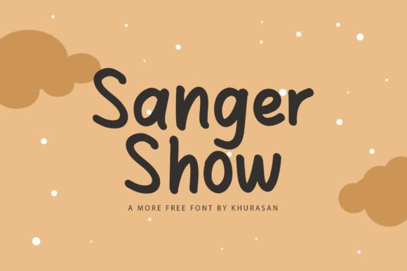 Sanger Show: A Modern Fancy Display Font for Standout Branding