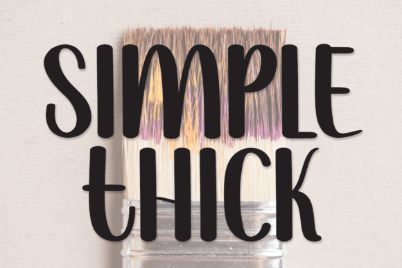 Simple Thick: A Sweet Handwritten Font for Marketing Campaigns