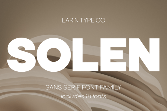 Solen: A Modern Sans Serif Font for Digital Brands