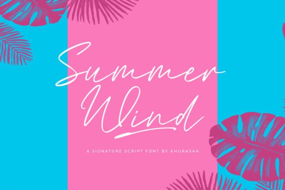 Summer Wind Font: A Clean Script Handwritten Typeface for Branding