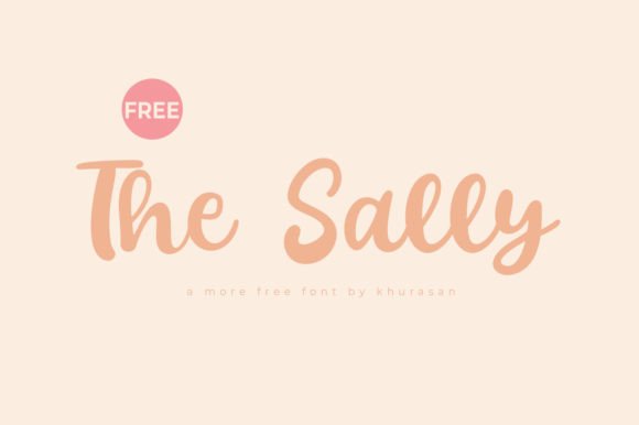 The Sally Bold Script Font for Campaign Visuals That Get Noticed