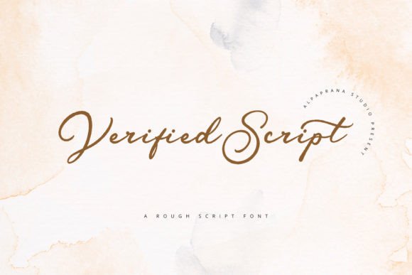 Verified Script: A Rough Handwritten Font for Crafters and Product Makers