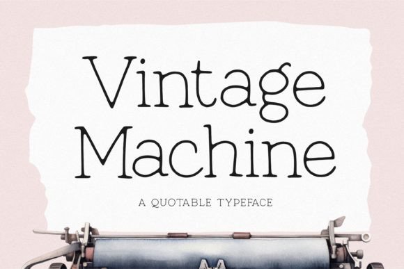 Vintage Machine Font Review for Campaign Design and Brand Visuals