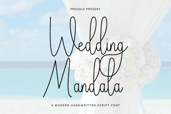 Wedding Mandala: A Script Handwritten Font for Branding and Marketing